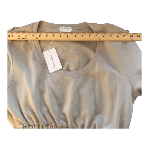 Lovers + Friends Sandstone Midriff Cutout Sweater Dress Size M NWT - Picture 5 of 10